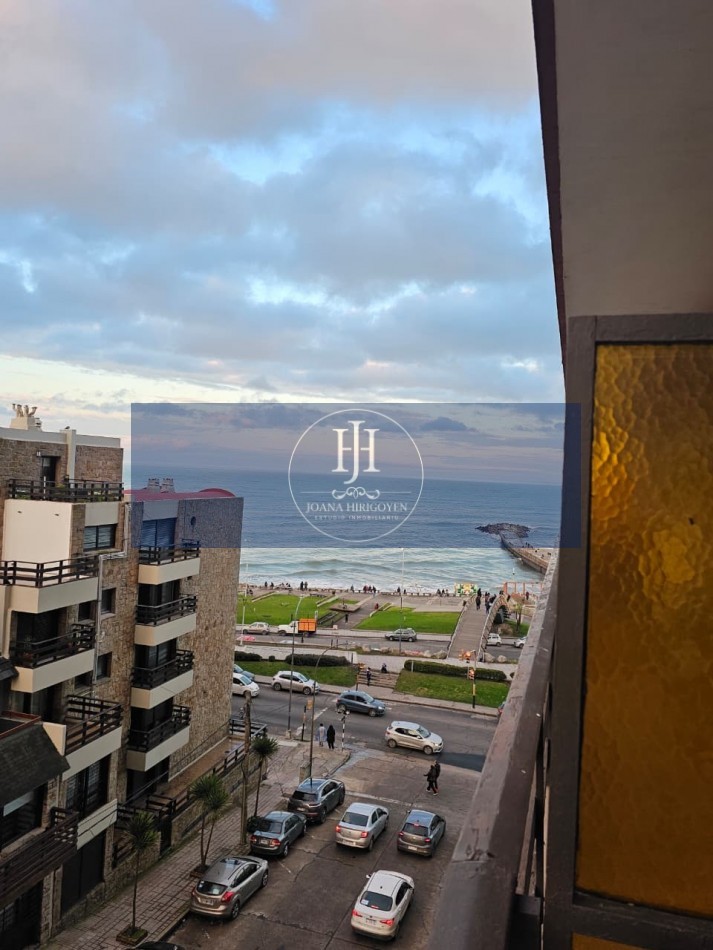 2 AMBIENTES AL FRENTE CON BALCON Y VISTA AL MAR